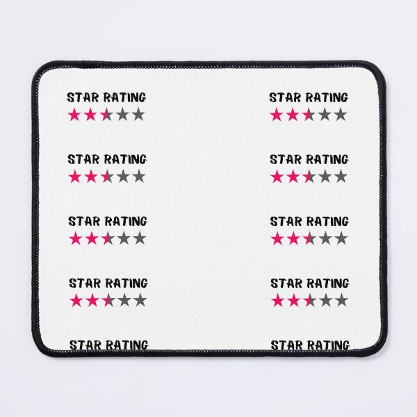 Item preview, 2.5 pink star rating sticker pack for book reviews designed and sold by marlynlove.