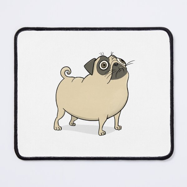 Item preview, funny distressed pug designed and sold by lonelyPrinter.