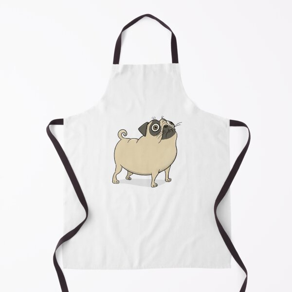 Item preview, funny distressed pug designed and sold by lonelyPrinter.