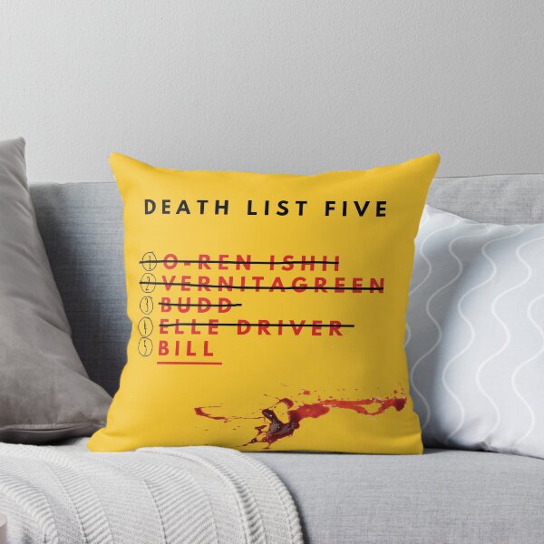 Item preview, Kill Bill- Death List  designed and sold by TropikalArt.