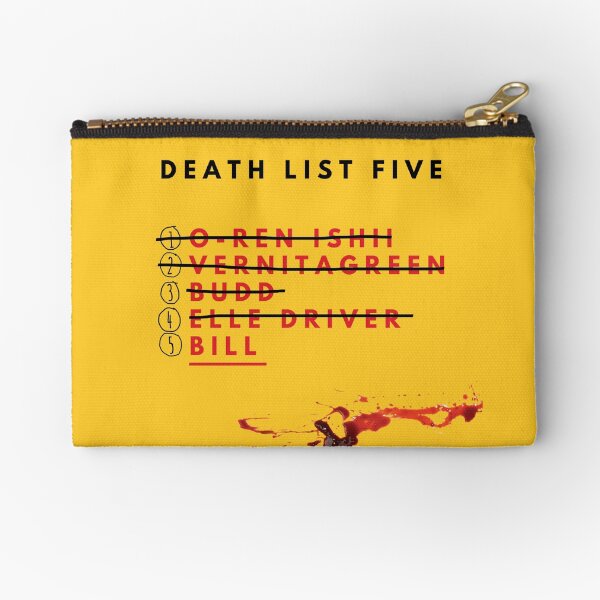 Item preview, Kill Bill- Death List  designed and sold by TropikalArt.