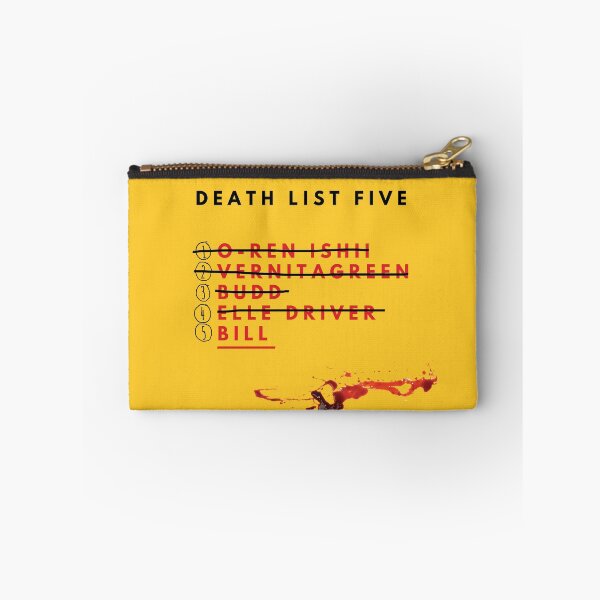 Item preview, Kill Bill- Death List  designed and sold by TropikalArt.