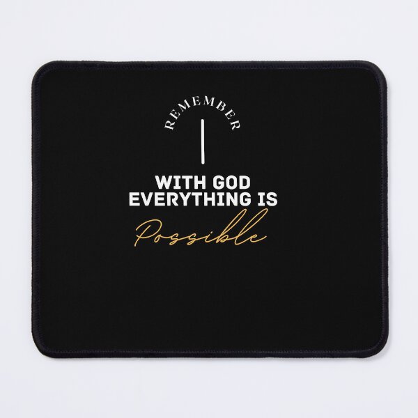 Item preview, Luke 1:37 Nothing is impossible with God designed and sold by DareDreams.