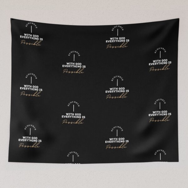 Item preview, Luke 1:37 Nothing is impossible with God designed and sold by DareDreams.