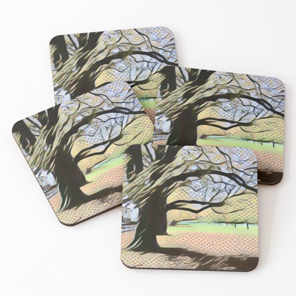 Item preview, Scary Tree In Pointillism designed and sold by Fearless-Fox.