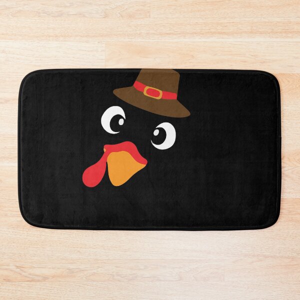 Item preview, Funny Cute Happy Merry Thanksgiving turkey face designed and sold by AVATAR-MANIA.