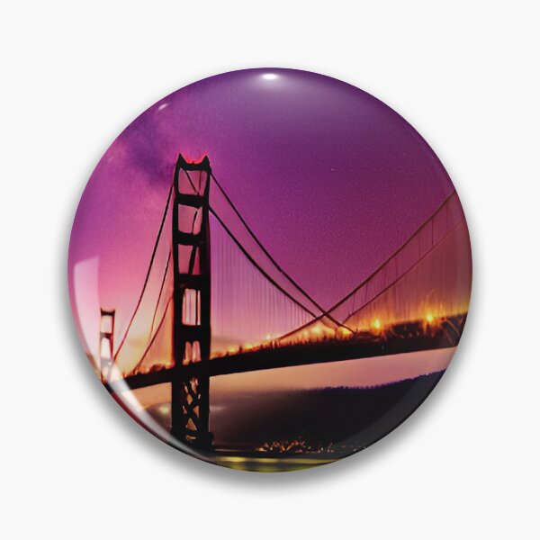Item preview, Golden Gate Bridge at night 4 designed and sold by zorropriest.