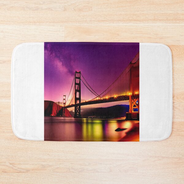 Item preview, Golden Gate Bridge at night 4 designed and sold by zorropriest.