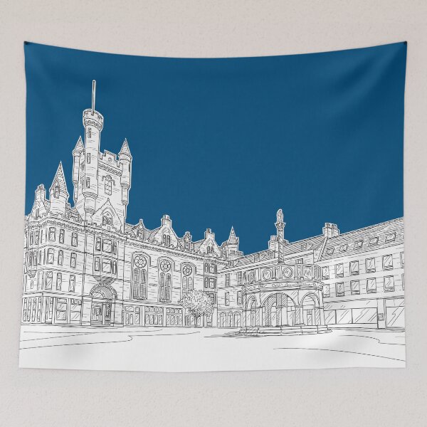 Item preview, Castle Street, Aberdeen (Scotland) - dark blue version designed and sold by Adam Regester.