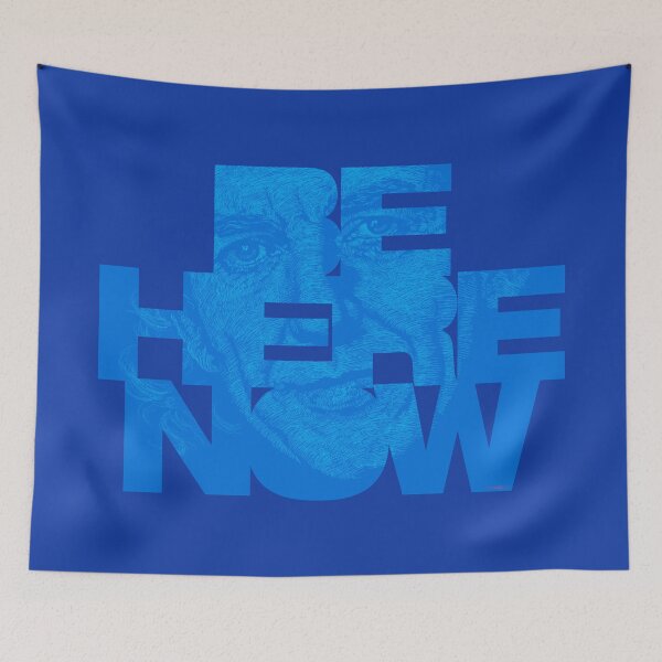 Item preview, BE HERE NOW - ILLUSTRATION designed and sold by WOOFANG.