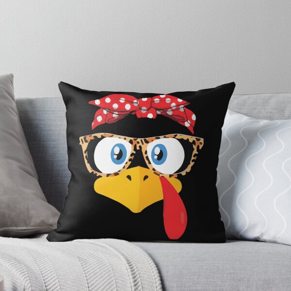 Item preview, Funny Cute Happy Merry Thanksgiving turkey face designed and sold by AVATAR-MANIA.