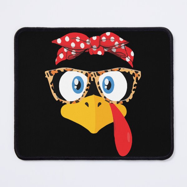 Item preview, Funny Cute Happy Merry Thanksgiving turkey face designed and sold by AVATAR-MANIA.