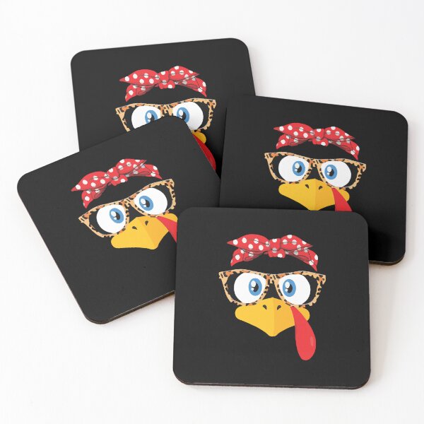 Item preview, Funny Cute Happy Merry Thanksgiving turkey face designed and sold by AVATAR-MANIA.
