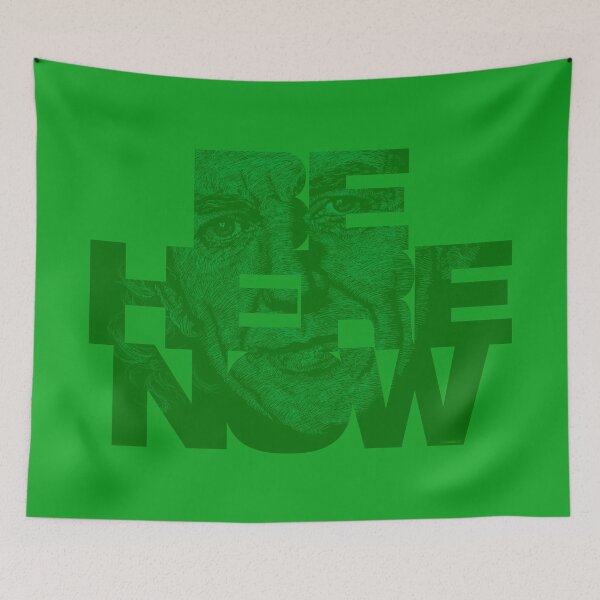 Item preview, BE HERE NOW - ILLUSTRATION designed and sold by WOOFANG.