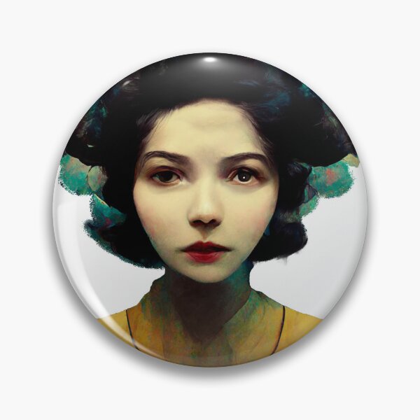 Item preview, Woman with floral hair designed and sold by extraordinar-ia.