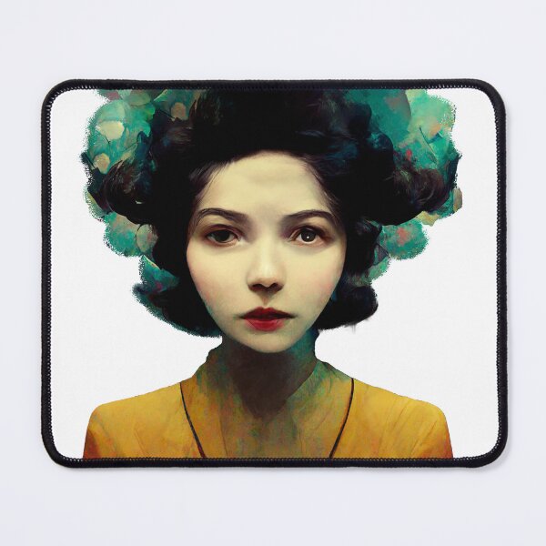 Item preview, Woman with floral hair designed and sold by extraordinar-ia.