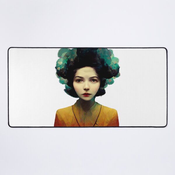 Item preview, Woman with floral hair designed and sold by extraordinar-ia.