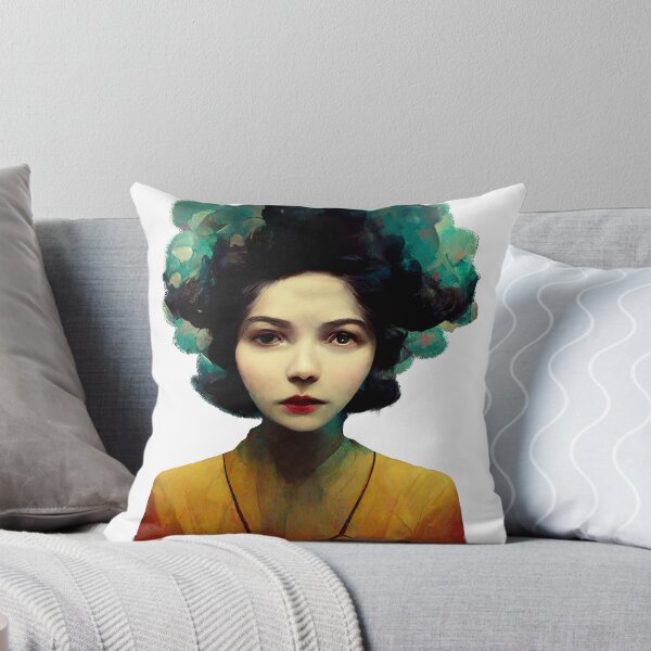 Item preview, Woman with floral hair designed and sold by extraordinar-ia.