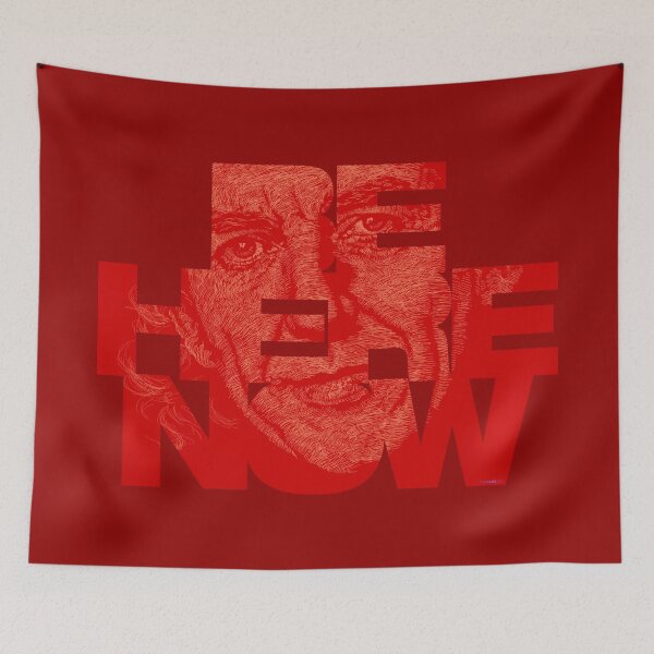 Item preview, BE HERE NOW - ILLUSTRATION designed and sold by WOOFANG.