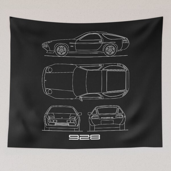 Item preview, Blueprint of the 928 designed and sold by rogue-design.