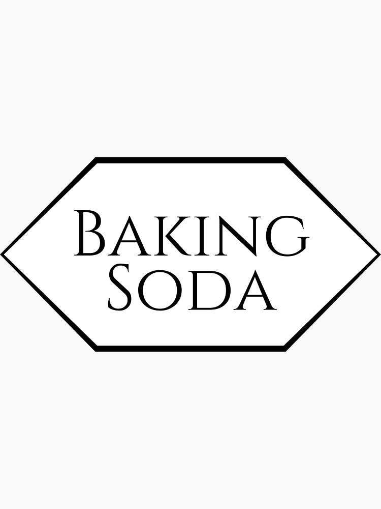 "Baking Soda Label Simple Esthetic Pantry Organization Labels