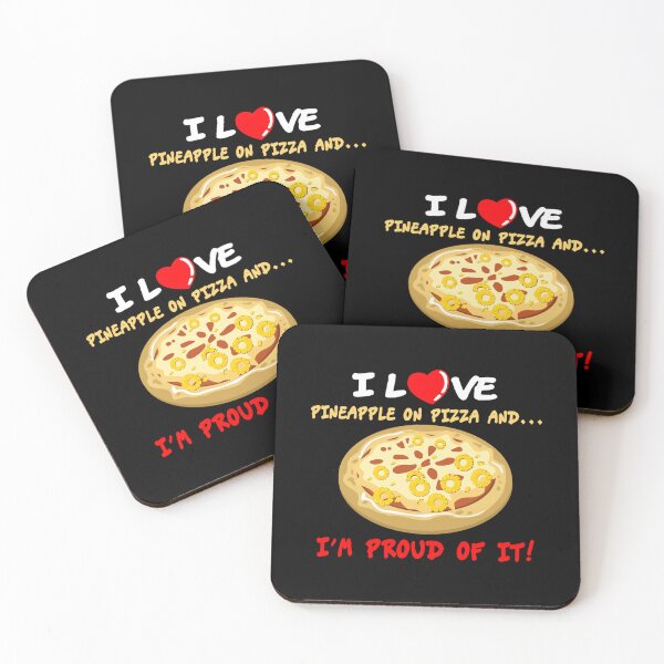 Item preview, I Love Pizza Hawaii funny pineapple design  designed and sold by kabatnolvis4.