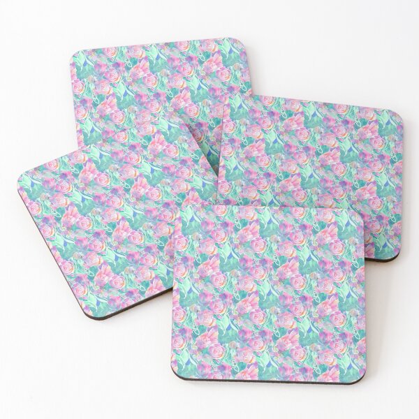 Item preview, Pastel floral abstract pattern designed and sold by Mirarima.