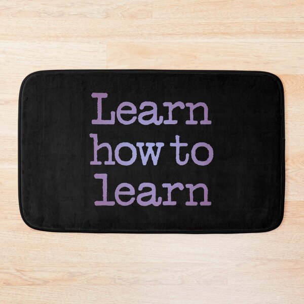 Item preview, Learn how to learn v.2 designed and sold by x1brett.