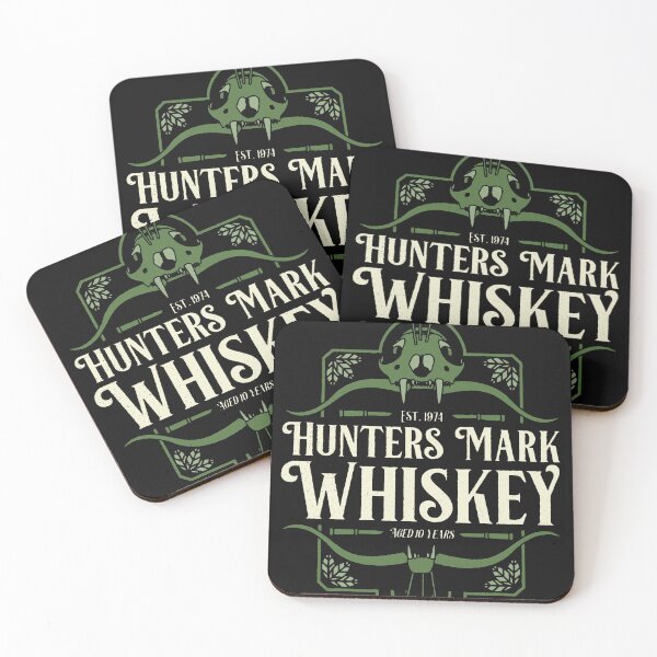 Item preview, Distressed Hunters Mark Whiskey (White text)  designed and sold by IlonaSchreiber.