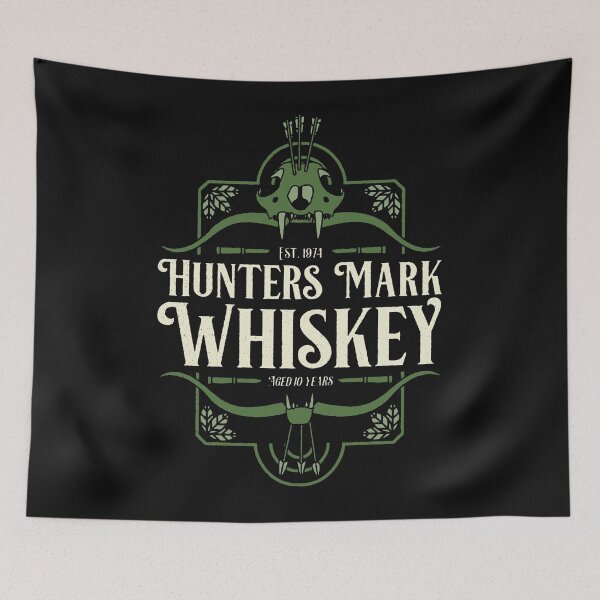 Item preview, Distressed Hunters Mark Whiskey (White text)  designed and sold by IlonaSchreiber.