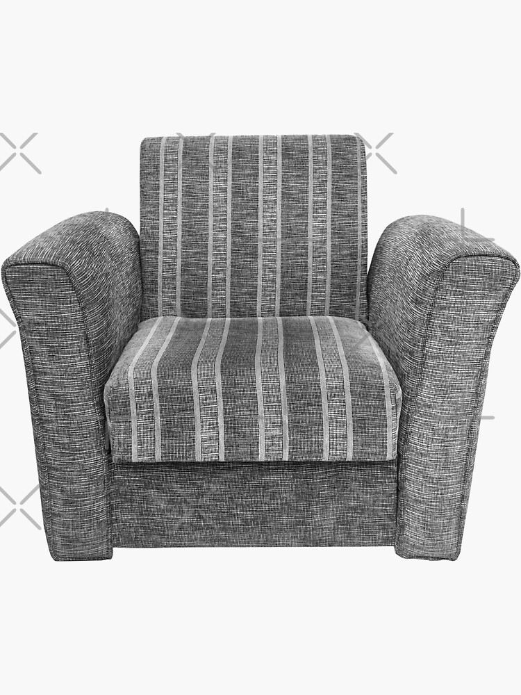 "Vintage sofa couch isolated " Sticker for Sale by gmstockstudio