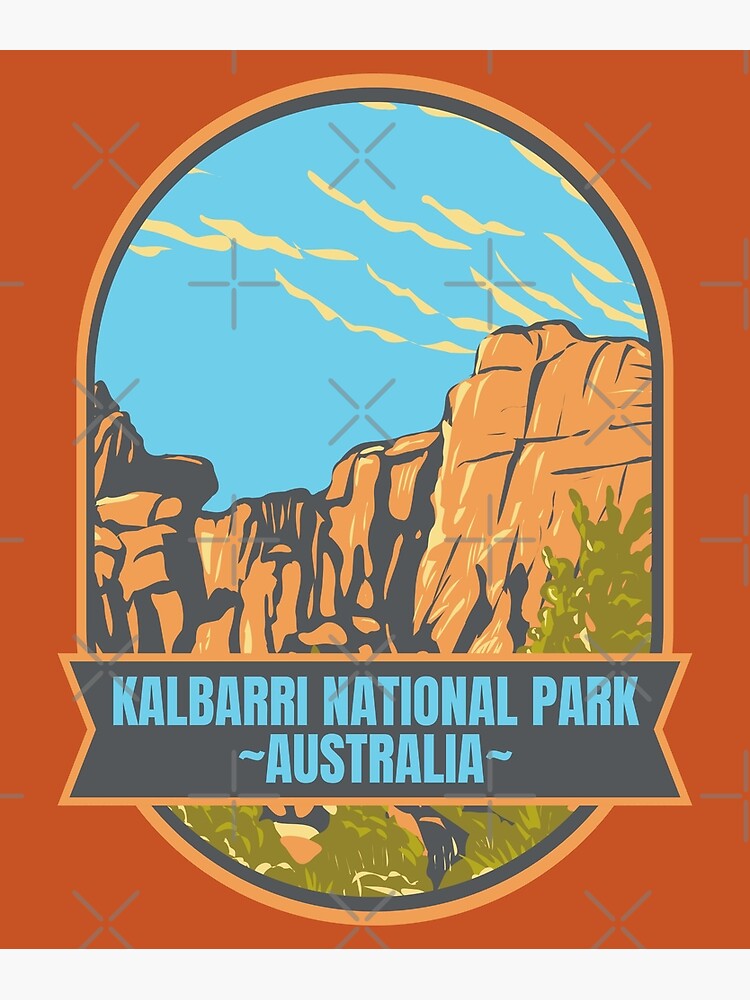 "Kalbarri National Park" Poster for Sale by retrotravelart Redbubble