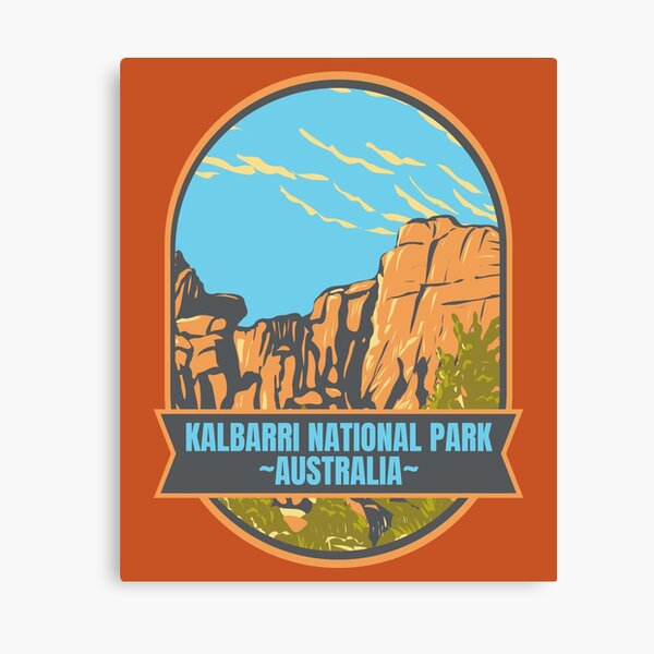 Item preview, Kalbarri National Park designed and sold by retrotravelart.