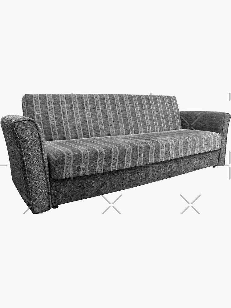"Vintage sofa couch isolated " Sticker for Sale by gmstockstudio