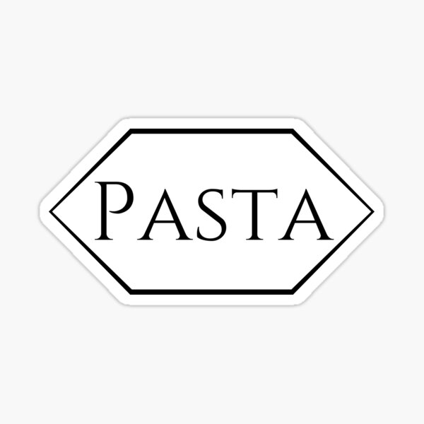 “Pasta Label - Simple Esthetic Pantry Organization Labels - Larder