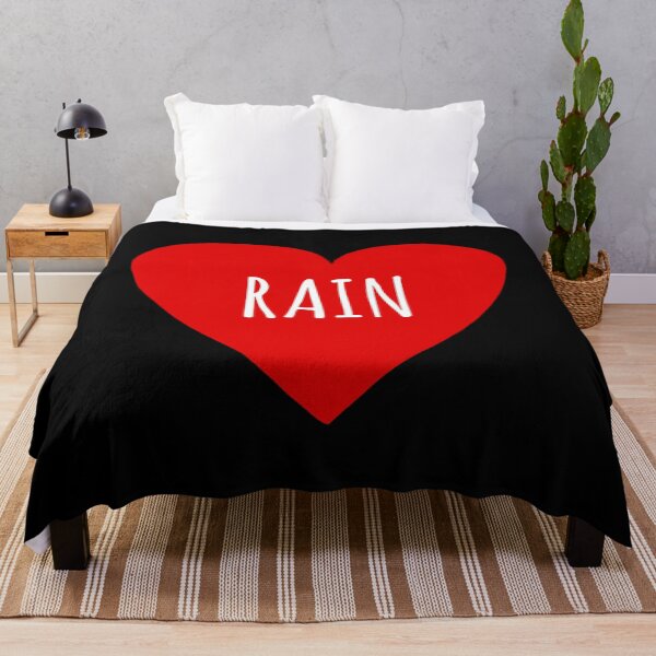 Item preview, I Love Rain Cute Red Heart Shape Rain Lover Valentine Gift  designed and sold by kabatnolvis4.