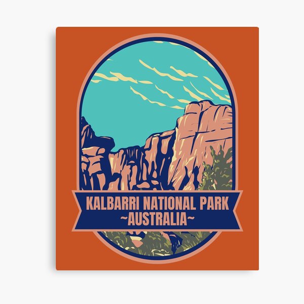 Item preview, Kalbarri National Park designed and sold by retrotravelart.