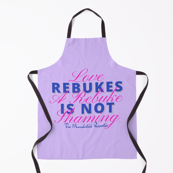 Item preview, Love Rebukes. A Rebuke is Not Shaming. - Lavender designed and sold by TheReporter1.