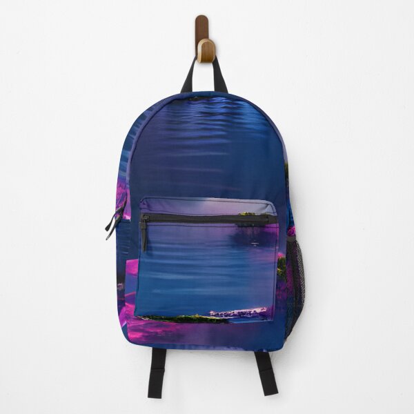 Item preview, Lake, Glowing Neon, Minimalism, Ai Generated Art designed and sold by ACC .