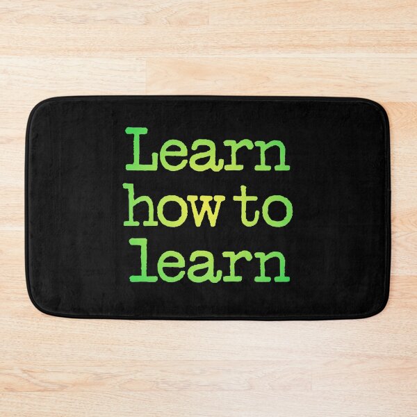 Item preview, Learn how to learn v.6 designed and sold by x1brett.