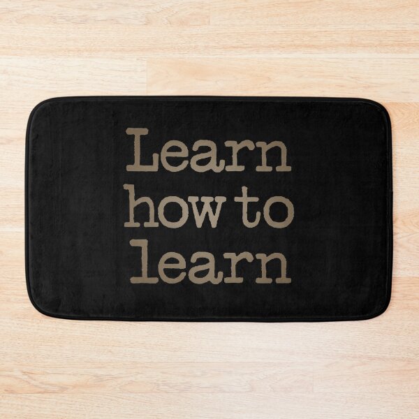 Item preview, Learn how to learn v.8 designed and sold by x1brett.