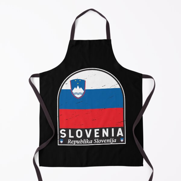 Item preview, Slovenia Flag Emblem Distressed Vintage designed and sold by KrisSidDesigns.