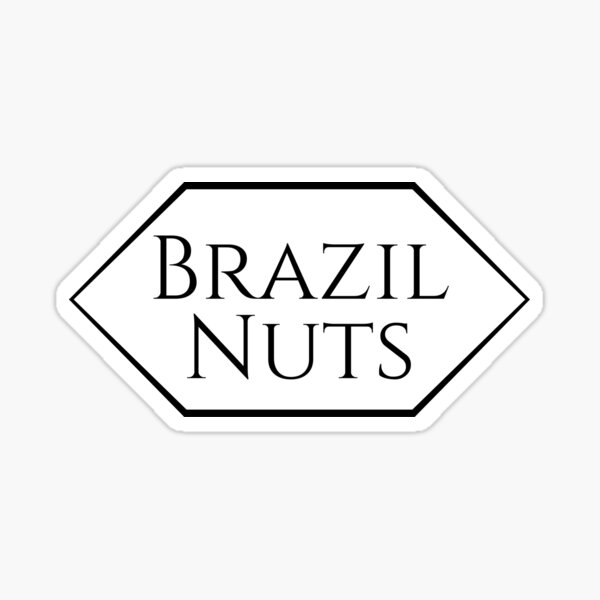 "Brazil Nuts Label Simple Esthetic Pantry Organization Label Larder