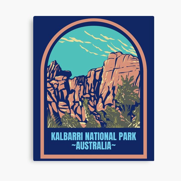 Item preview, Kalbarri National Park designed and sold by retrotravelart.