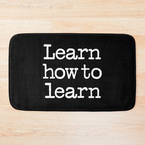 Item preview, Learn how to learn v.9 designed and sold by x1brett.