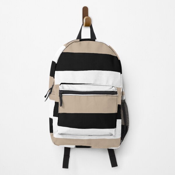 Item preview, Uneven Stripes - Taupe, Black and White designed and sold by LAEC-Shop.
