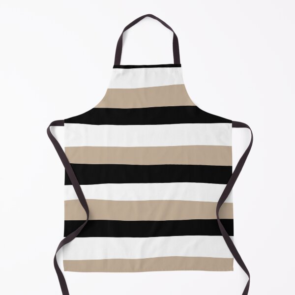 Item preview, Uneven Stripes - Taupe, Black and White designed and sold by LAEC-Shop.