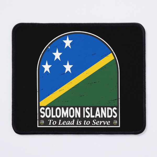 Item preview, Solomon Islands Flag Emblem Distressed Vintage designed and sold by KrisSidDesigns.