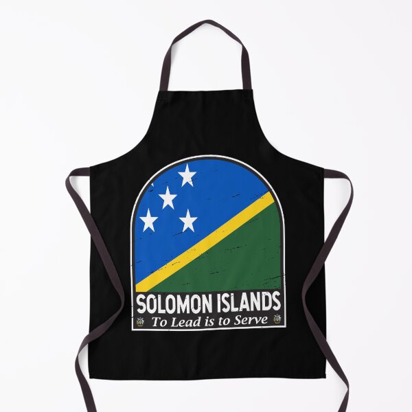 Item preview, Solomon Islands Flag Emblem Distressed Vintage designed and sold by KrisSidDesigns.