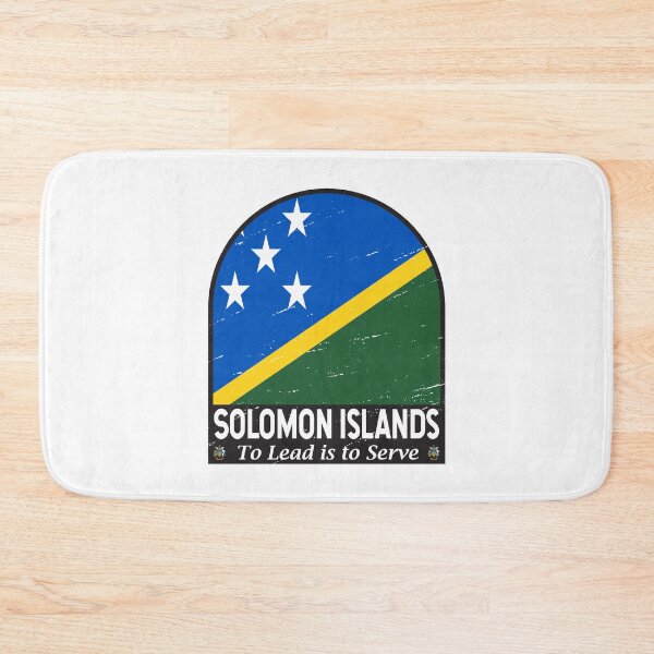 Item preview, Solomon Islands Flag Emblem Distressed Vintage designed and sold by KrisSidDesigns.